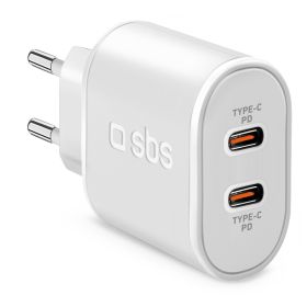 SBS TETRPD20CCW - USB-C Ladegerät 2x20W
