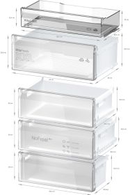 BOSCH KGN49VXDT - Bosch Kombi Kühlschrank Serie 4