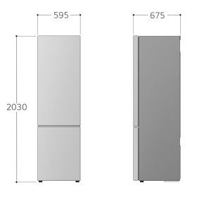 LG GBV7280BMB - Frigorifero  387L Classe B