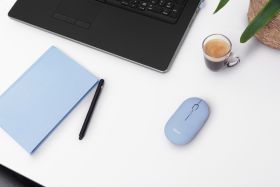 TRUST 24126 - Mouse wireless ultrasottile Puck Blu