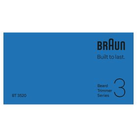 BRAUN BT3520 - Braun Bartschneider Serie 3 mit scharfer Klinge