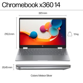 HP CHROMEBOOKX36014BCD0006NL - Chromebook x360 14" mit Touchscreen