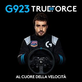 LOGITECH 941000149 - Logitech G923 Rennlenkrad mit Pedalen