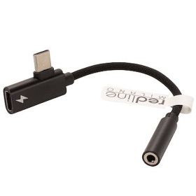 REDLINE RDL4878 - Adattatore Type-C Jack 3,5MM Nero