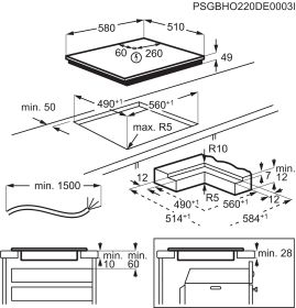 ELECTROLUX KIS62453IZ - Induktionskochfeld 60 cm mit SenseBoil