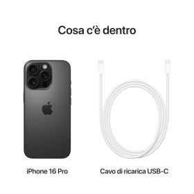 APPLE MYNH3QLA - iPhone 16 Pro 256GB Schwarz Titanium
