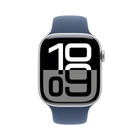 APPLE MWWM3QLA - Apple Watch 10 GPS 46mm Silber Denim