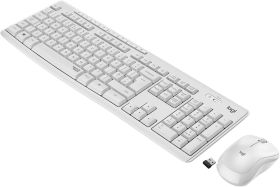 LOGITECH 920009821 - 920009821 0553575 TASTIERA WIRELESS +MOUSE MK295 SILENT WHITE