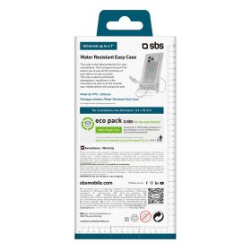 SBS TEWATEREASY55W - Custodia Water Resistant per Smartphone Nero