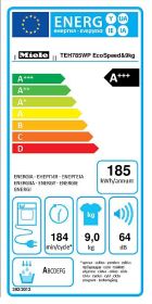 MIELE TEH785WP - Wärmepumpentrockner 9 kg A+++ mit WiFi