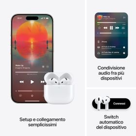 APPLE MXP63ZMA - Apple AirPods (4. Generation) mit USB-C Ladecase