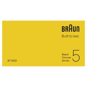 BRAUN BT5520 - Braun Barttrimmer Series 5 mit 40 Längen