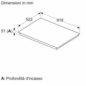 BOSCH PIV931HC1E - Piano Cottura Induzione 90cm Nero