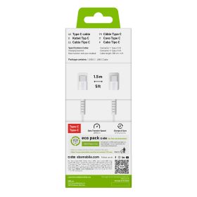 SBS TECABLETCC2MW - 2m USB-C Kabel für Datenübertragung