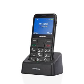PANASONIC KXTU155EXBN - KXTU155EXBN 0600815 CELL.SENIOR PHONE 2.4" 0.3MP SOS C/BASE RIC. NERO