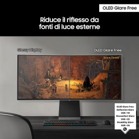 SAMSUNG LS34DG850SUXEN - 34" WQHD Curved Gaming Monitor OLED