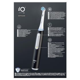 ORAL-B IO3BLACK - Spazzolino Elettrico Ricaricabile Oral-B iO 3