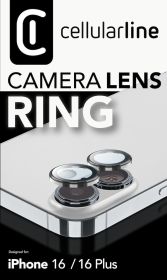 CELLULAR LINE CAMERARINGIPH16 - Kameraring für iPhone 16/16 Plus