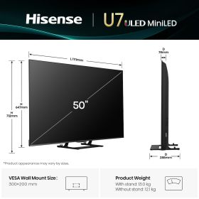 HISENSE 50U79Q - TV MINI-LED 50" 4K