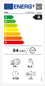 Miele G5663SCVI - Lavastoviglie totalmente integrabile 60 cm