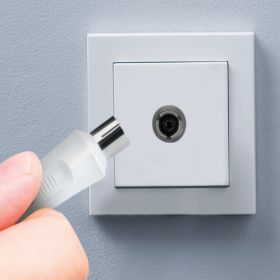 EKON ECAN50MFW - Antenne Kabel 5m Weiß