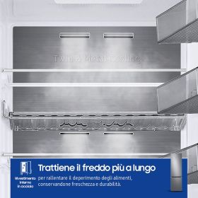 SAMSUNG RL38C776ASR - Kombiniertes Kühlschrank 387LT NoFrost