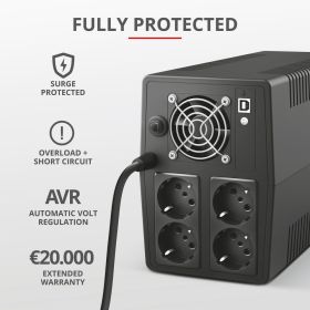 TRUST 23505 - Trust Paxxon 1500VA USV-System