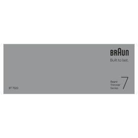 BRAUN BT7520 - Rasoiatore Braun Serie 7 ProBlade