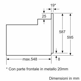 BOSCH HBF113BR1S - HBF113BR1S 0681751 FORNO 60CM 66LT MULTIF. CL.A DISP.LED INOX
