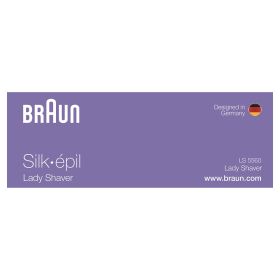 BRAUN LS5560 - Rasoio elettrico Braun Silk-épil LS5-560