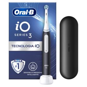 ORAL-B IO3BLACK - Spazzolino Elettrico Ricaricabile Oral-B iO 3