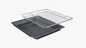 BOSCH HBA534BB3 - Bosch HBA534BB3 Einbaubackofen Serie 4 Schwarz