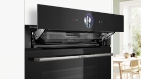 BOSCH HRG7764B1 - Bosch Einbau-Backofen mit Dampfunterstützung HRG7764B1