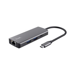 TRUST 24968 - Trust DALYX 6-in-1 USB Hub Adapter