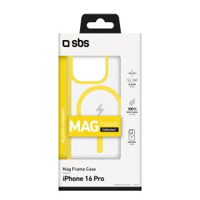SBS TEMAGCOLIP1667PY - Cover Mag Frame iPhone 16 Pro Max Gialla