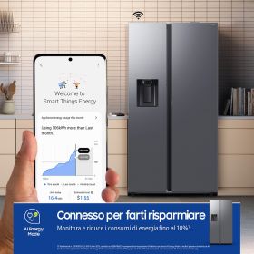 SAMSUNG RS80F67KCTEF - AI Side by Side Kühlschrank 635l