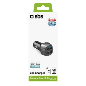 SBS TEHWCR2USB2A - Auto-Ladegerät 2x USB 12W
