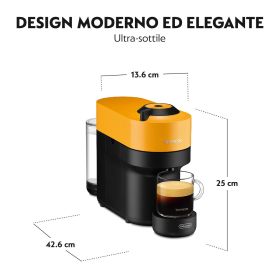 DE LONGHI ENV90Y - De'Longhi Nespresso Vertuo Pop ENV90Y Kapselmaschine Gelb