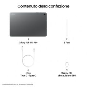 SAMSUNG SMX620NZAPEUE - Galaxy Tab S10 FE+ 12GB 256GB WIFI
