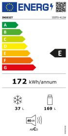 INDESIT I55T0412W - I55T0 412W Kühlschrank 206LT Weiß