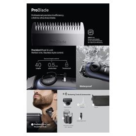 BRAUN BT7520 - Rasoiatore Braun Serie 7 ProBlade
