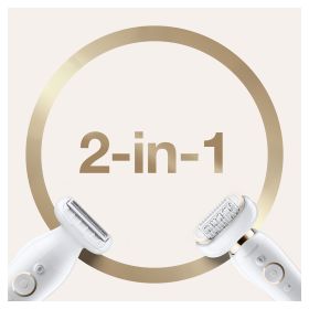 BRAUN SES9002 - Wet & Dry Epilierer mit 40 Pinzetten