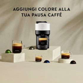 KRUPS XN9201K - Macchina caffè Nespresso Vertuo Pop bianca