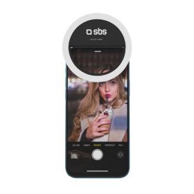 SBS TESELFIERINGLIGHT - Selfie Ringlicht für Smartphones