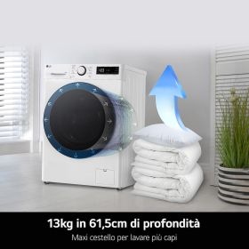 LG F4R3013NSWB - Frontlader Waschmaschine 13kg AI DD A-20%