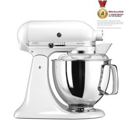 KITCHENAID 5KSM175PSEWH - Küchenmaschine 300W 4,8L Edelstahl