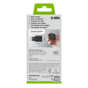 SBS TETRGAN1C30W - Caricatore USB-C 120W