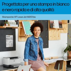 HP 8J9K9F - LaserJet M207dw Drucker für kleines Büro