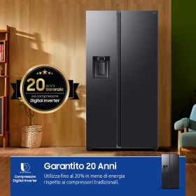 SAMSUNG RS70F64KEFEF - Side by Side Kühlschrank AI 635l