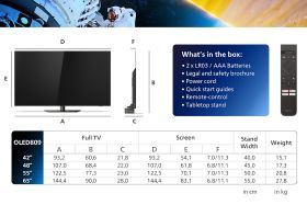 PHILIPS 55OLED819 - Philips 55OLED819 4K Ambilight OLED-TV